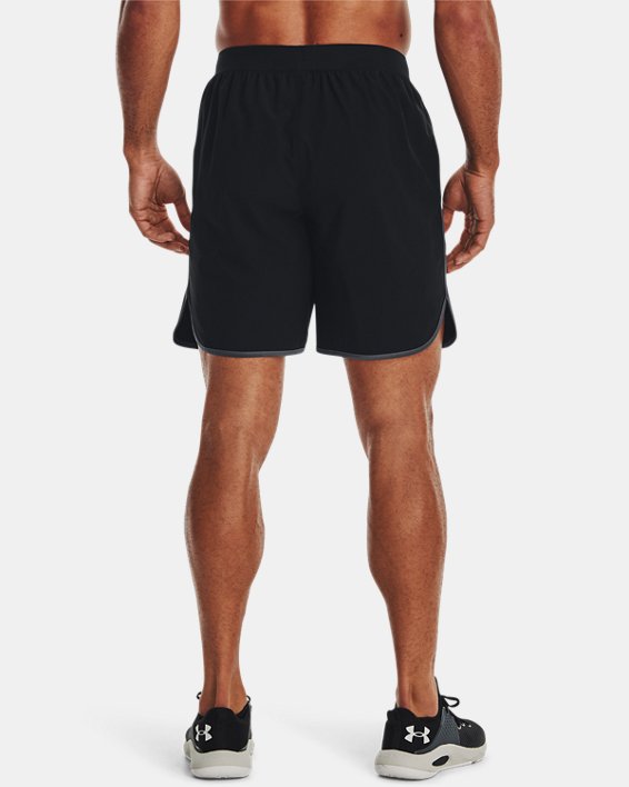 Men's UA HIIT Woven 8" Shorts in Black image number 5
